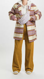 Gilet à Capuche Sweet mohair ecru