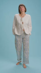 Gilet Perle Crème/chiné