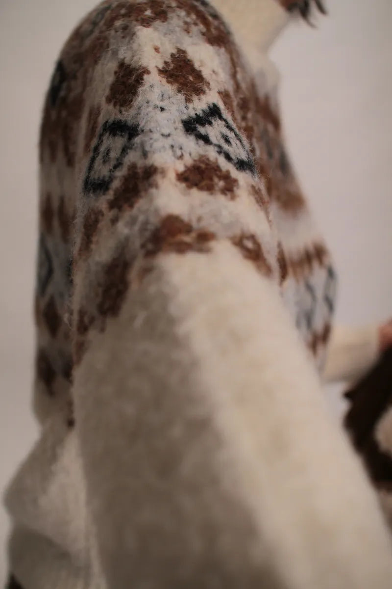 Pull Courchevel Blanc cassé