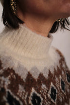 Pull Courchevel Blanc cassé