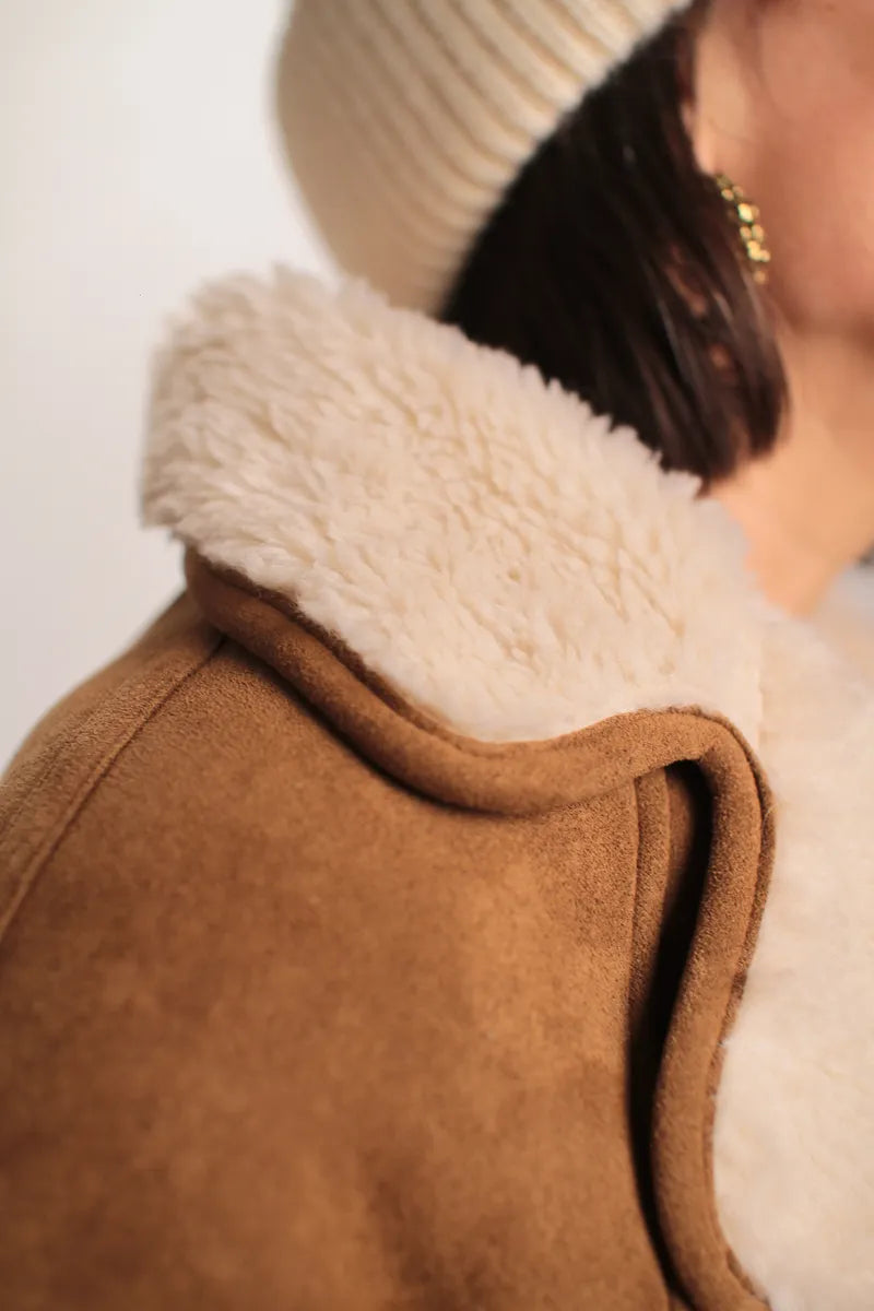 Manteau Oural suedine